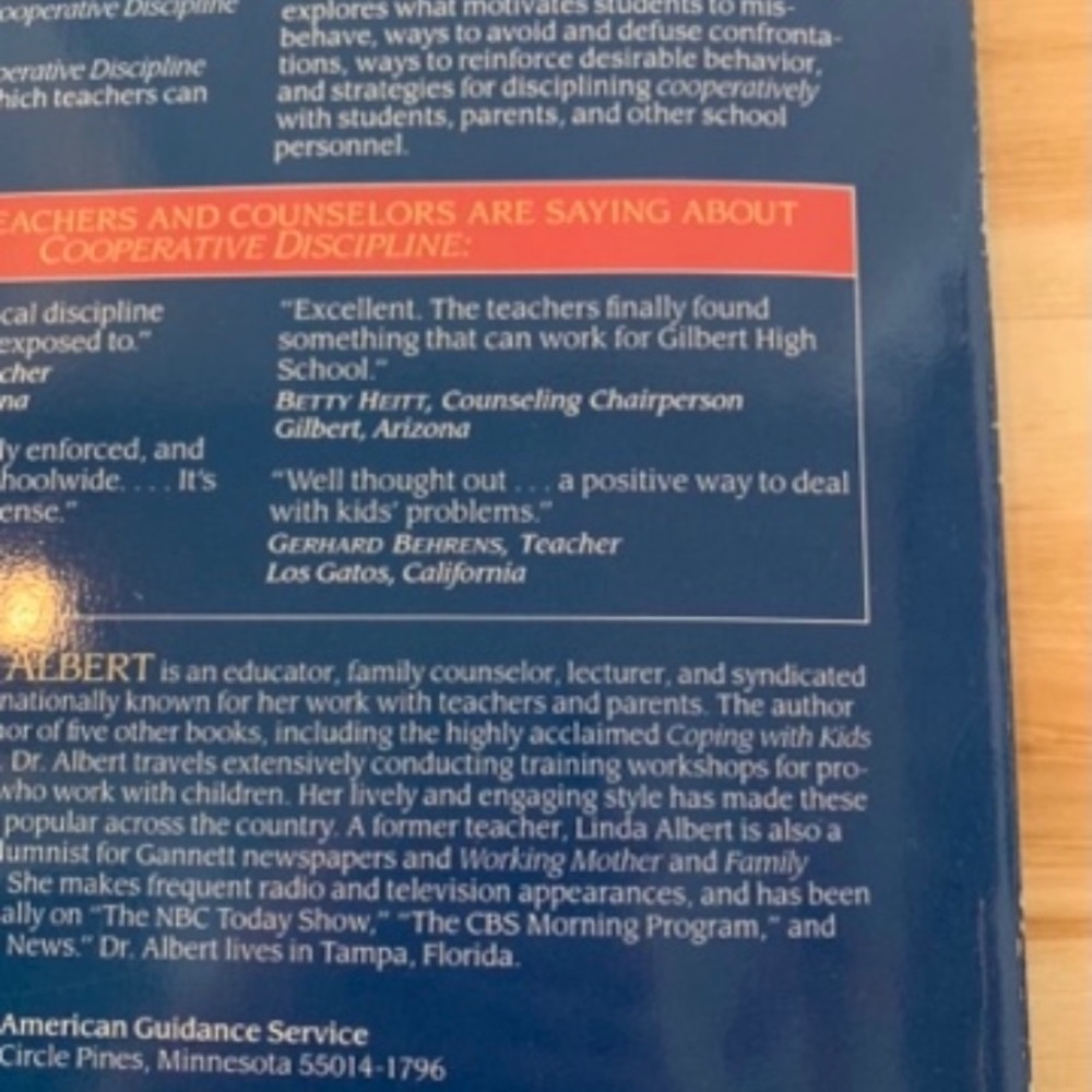 A teachers guide to Cooperative Discipline- How to Manage your Classroom BOOK! - Picture 8 of 8